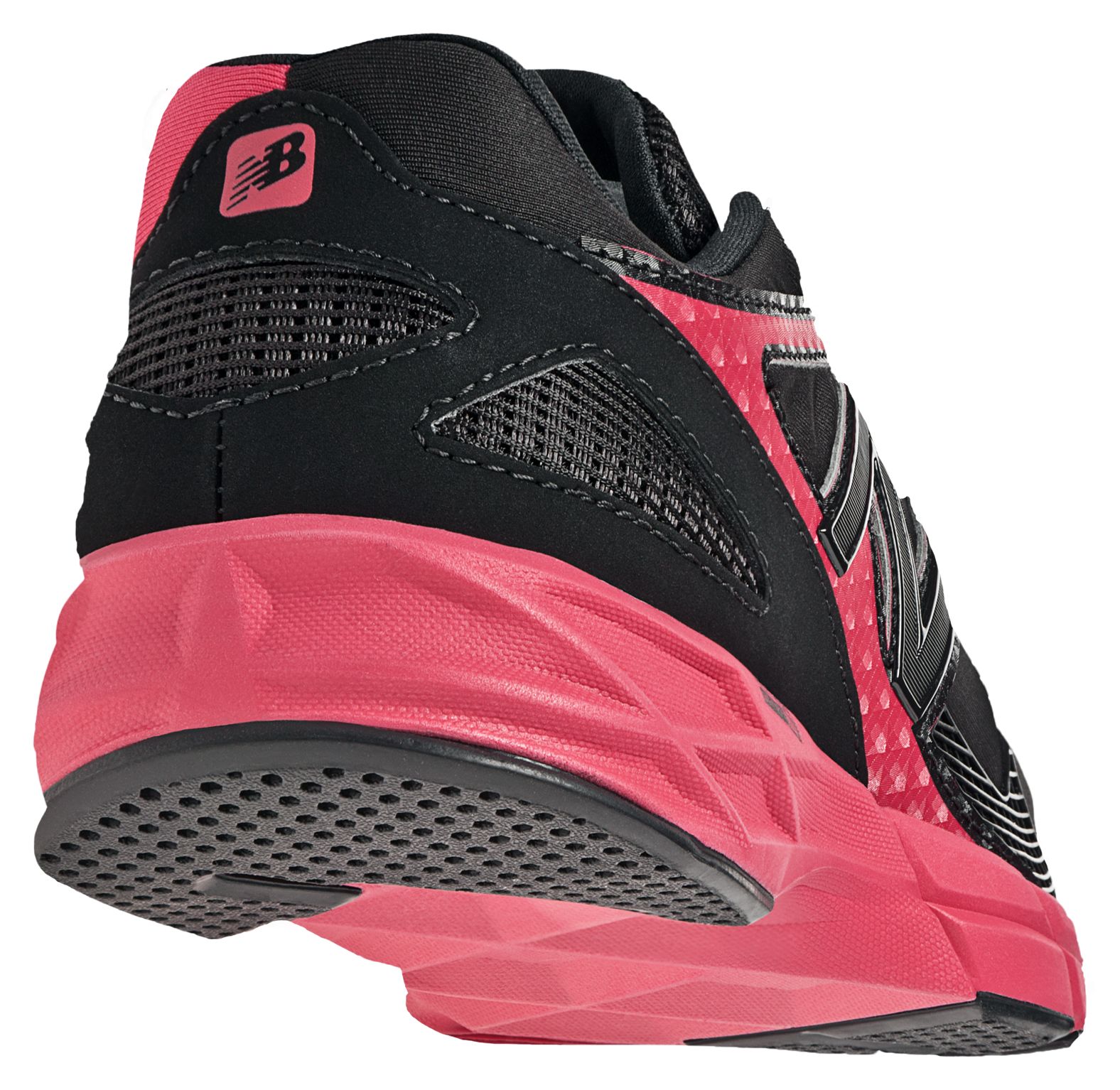 New Balance 877, Black with Diva Pink