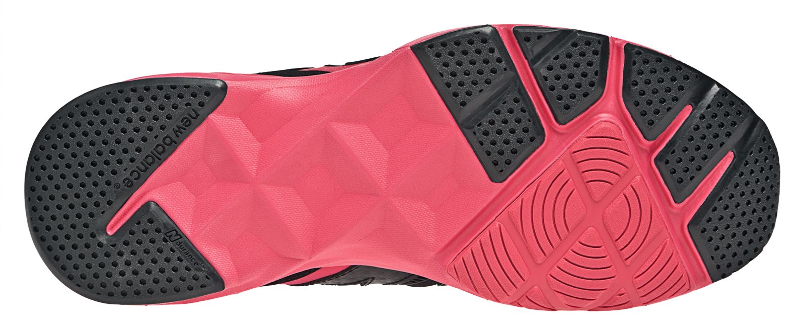 New Balance 877, Black with Diva Pink