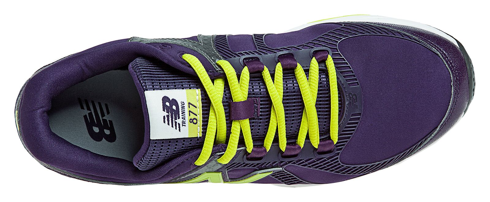 New Balance 877, Potent Purple with Neon Green &amp; Grey