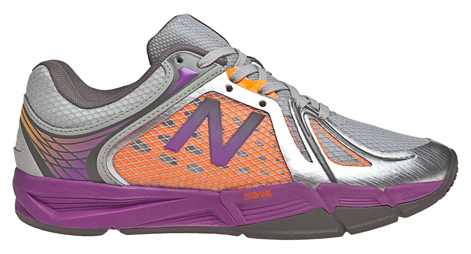 New Balance 997v2, Silver with Magenta