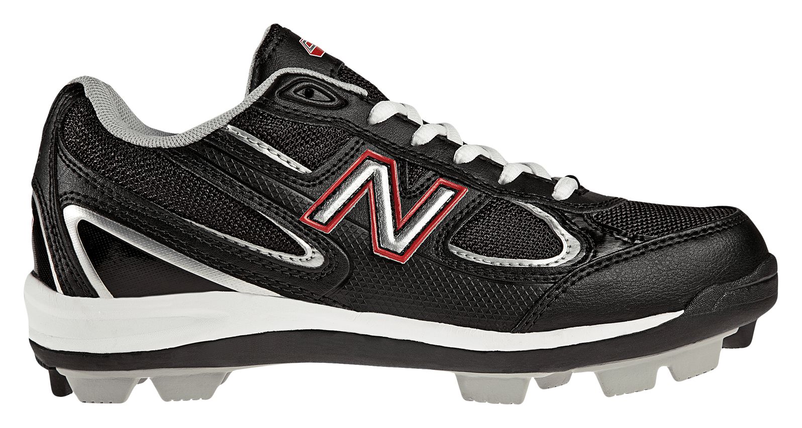 New Balance 403, Black with Silver & Red
