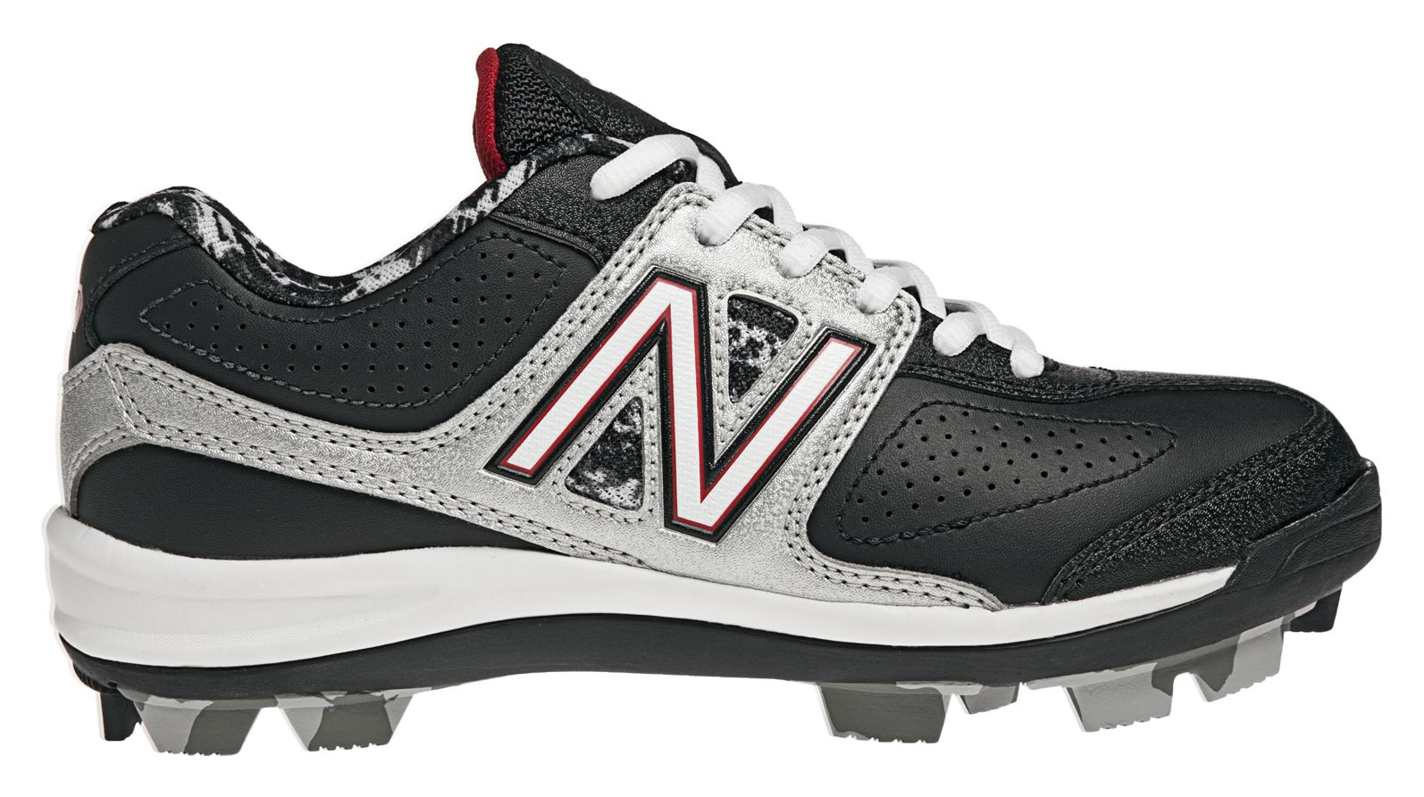 New Balance 4040, Black with White & Silver