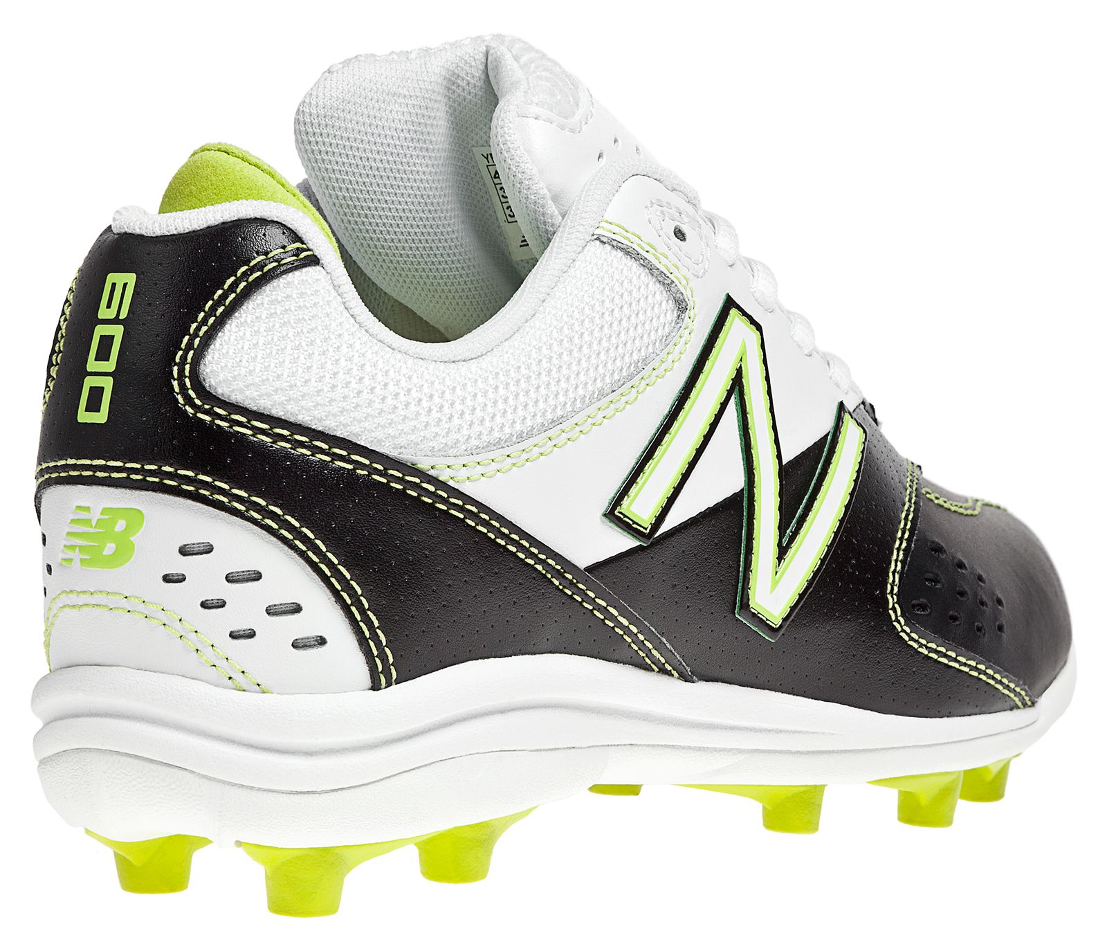 New Balance 600, White with Black &amp; Green