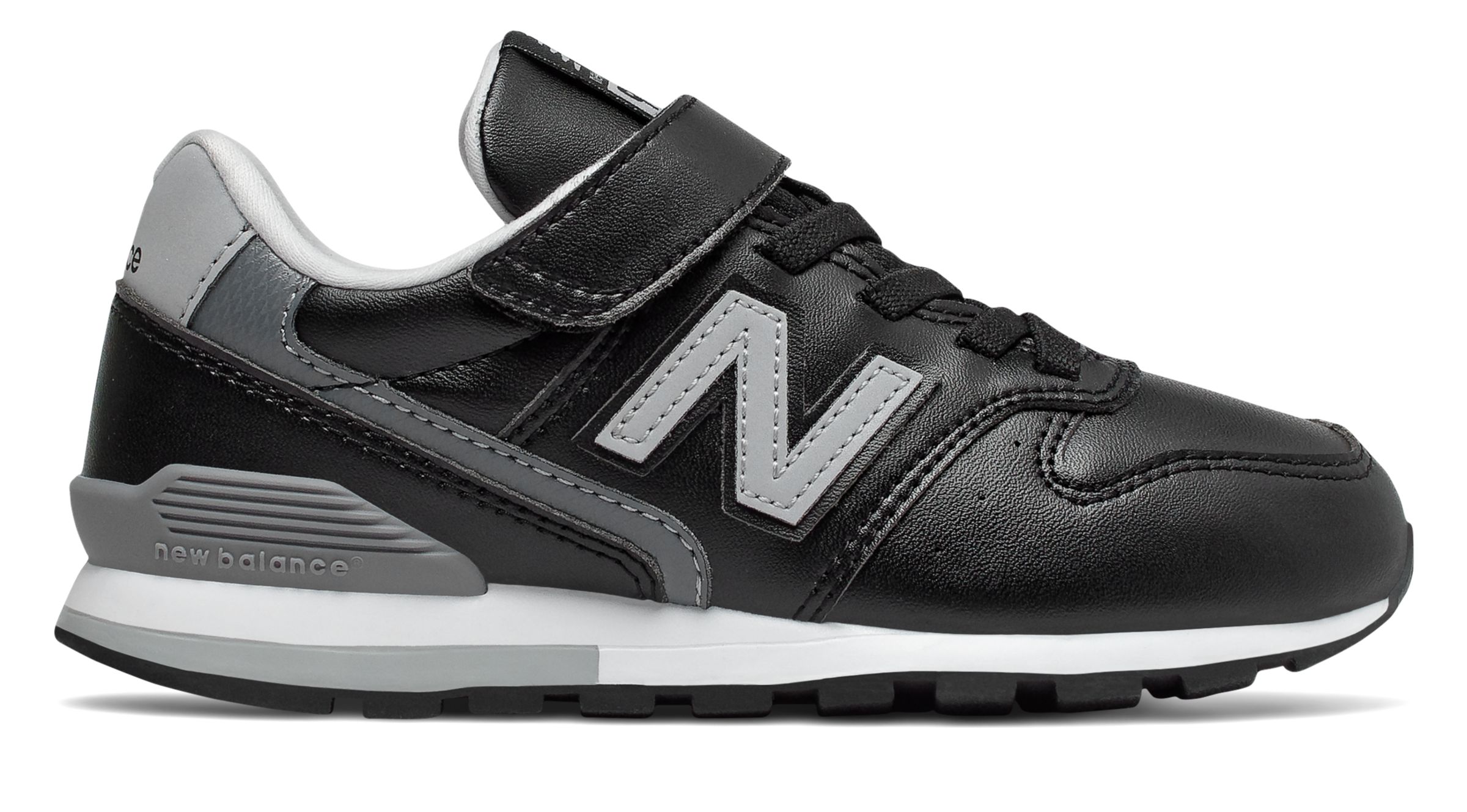 Mens New Balance 996v2 - Black/Grey, Black/Grey - YV996LBK