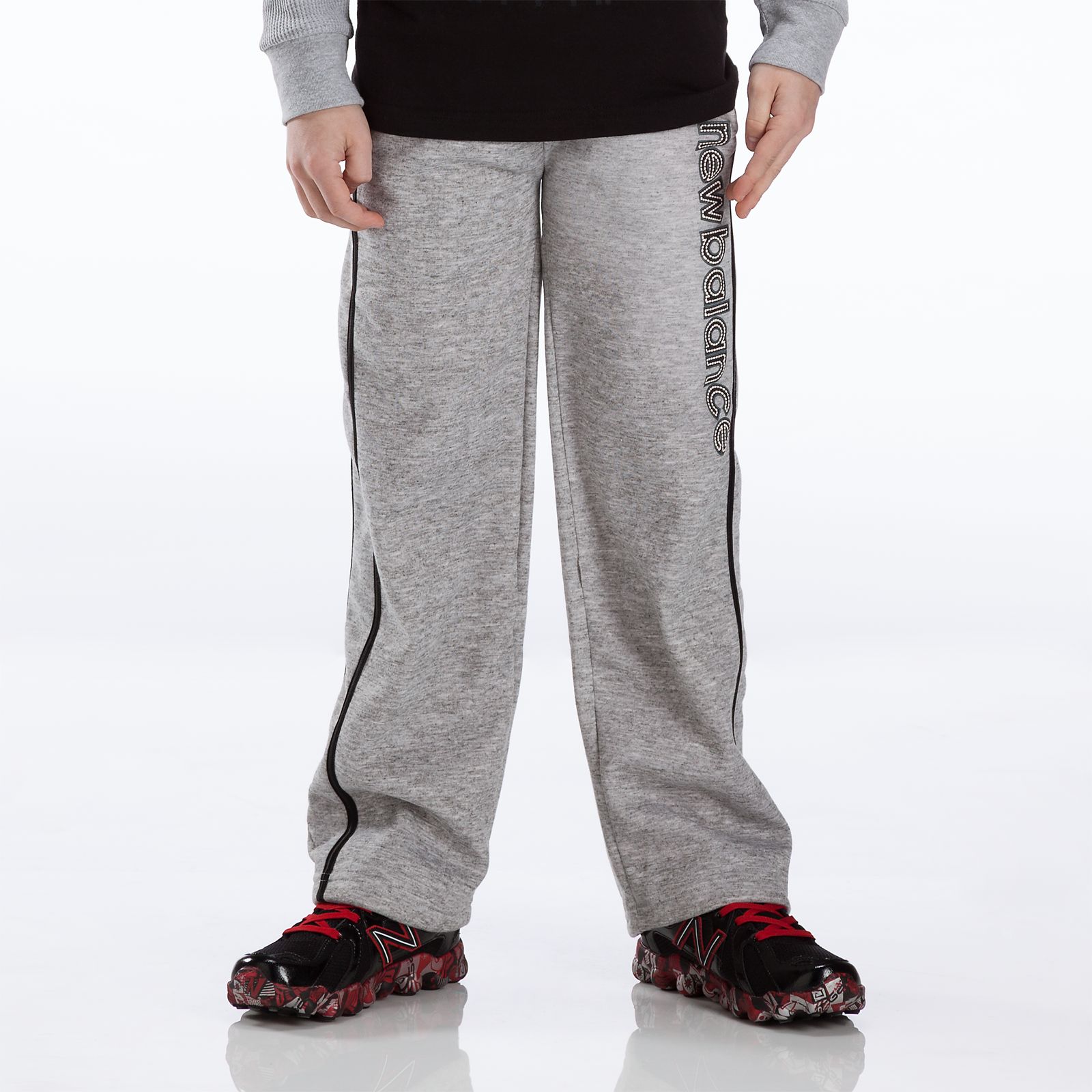 Youth Fleece Pant, Heather Grey