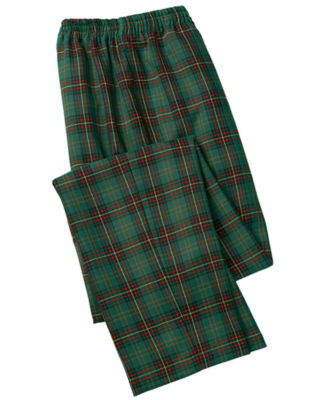 Plaid Pull-On Pants
