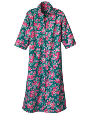 Floral Print Snap Coat