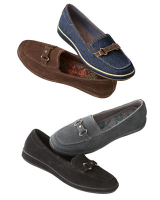 Arden Nubuck & Denim Loafer