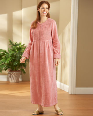 Chenille Zip Robe