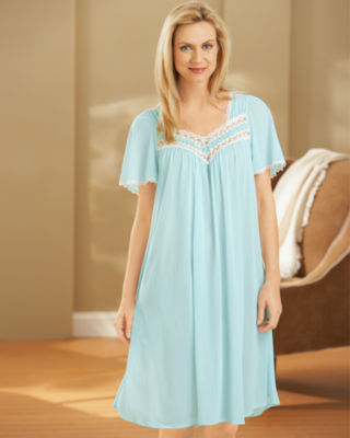 Silk Essence Short Nightgown