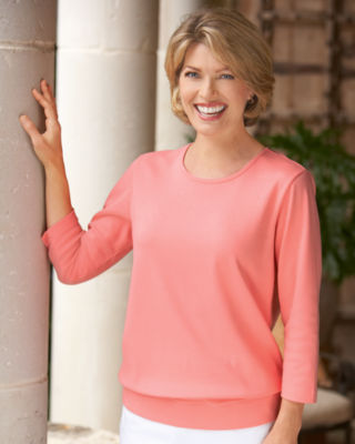 UltraSofts Banded Bottom Top
