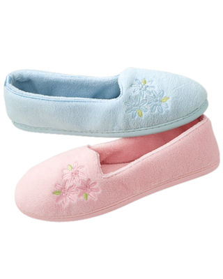 Terry Embroidered Classic Slippers