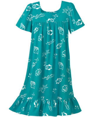 Printed Crinkle Dress