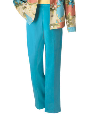 Flat Front Twill Pants