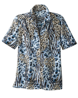 Printed Camp Shirt