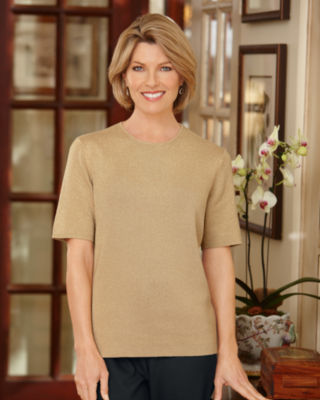 Lurex Shimmer Sweater