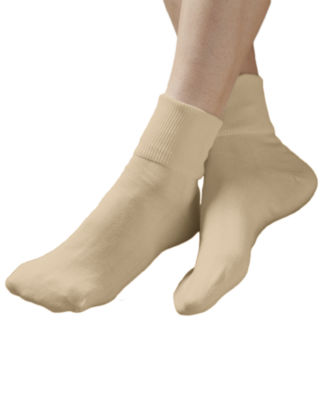 Khaki 100% Cotton Socks
