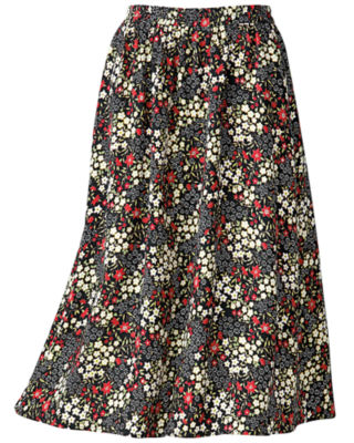 Challis Floral Skirt