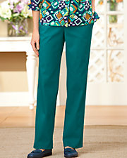 Stretch Peachskin Twill Pants