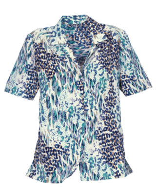 Polyester Print Campshirt