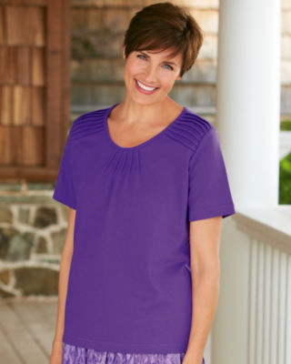 Pintuck Top