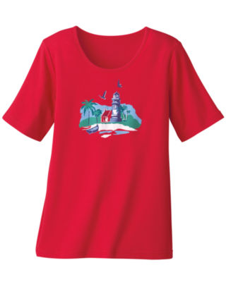 Red Summerwinds Tee