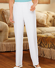 Flat Front Tummy Control Pants