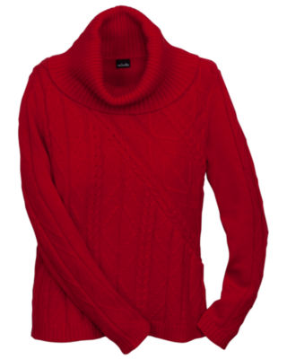 Patchwork Cable Knit Sweater