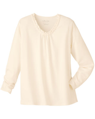 Ultrasofts&reg; Ruffle Top