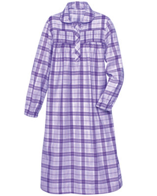 Fireside Plaid Flannel Nightgowns