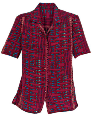 Vibrant Print Camp Shirts