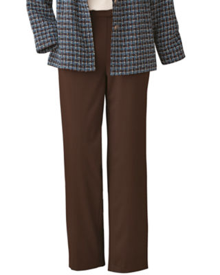 Soft-as-Cashmere Twill Dress Pants