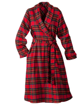 Plaid Flannel Robe