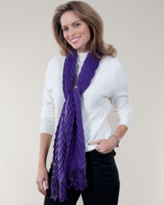 Ombre Pleat Scarf