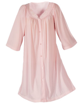 Embroidered Applique Robe
