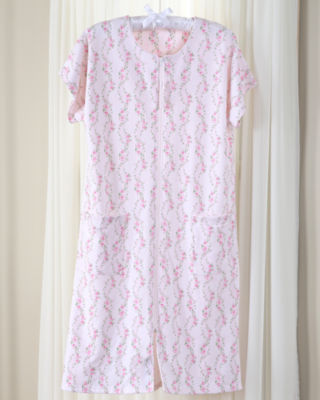 Zip Front Knit Robe