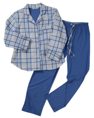 Plaid Pajama Set
