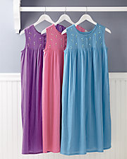 Texture Embroidered Gown