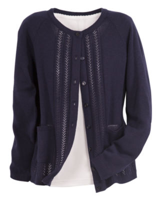 Navy Classic Cardigan