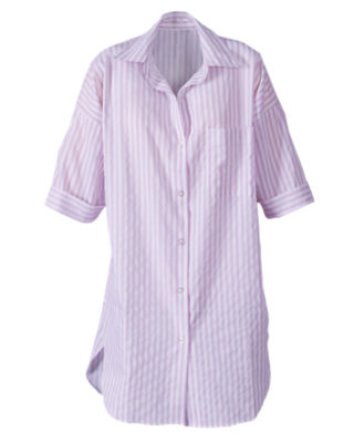 Striped Woven Nightshirts