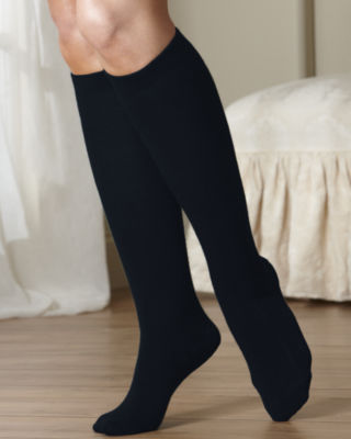 Flat Knit Knee Socks