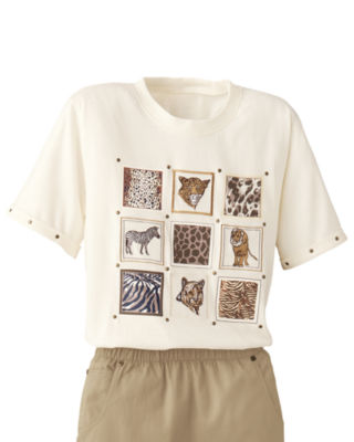 Animal Print Tee