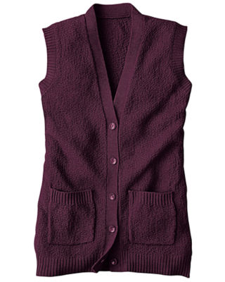Scramble Stitch Sweater Vest
