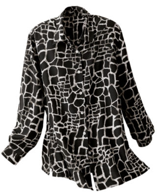Giraffe Print Tunic