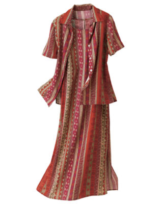 Challis Jacket Dress