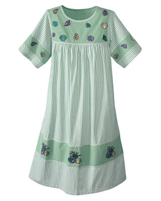 Chambray Stripe Dress
