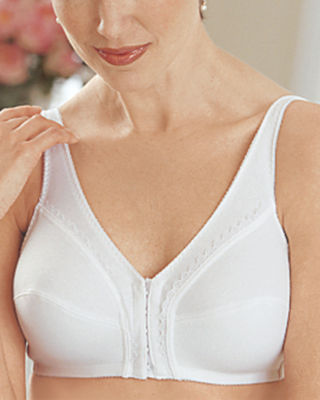 Front-Closure Breathable Cotton Bras
