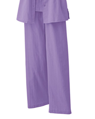 Crinkle Cotton  Pants