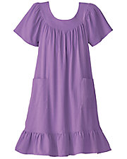 Lilac Crinkle Dress
