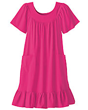 Crinkle Cotton Dress